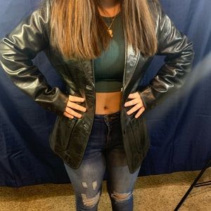 Gap Genuine Leather Jacket (Small)